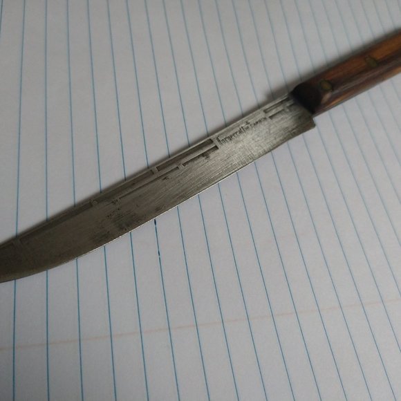 Vintage Forge Craft Hi Carbon Steel Knife kitchen utensils - Picture 3 of 9